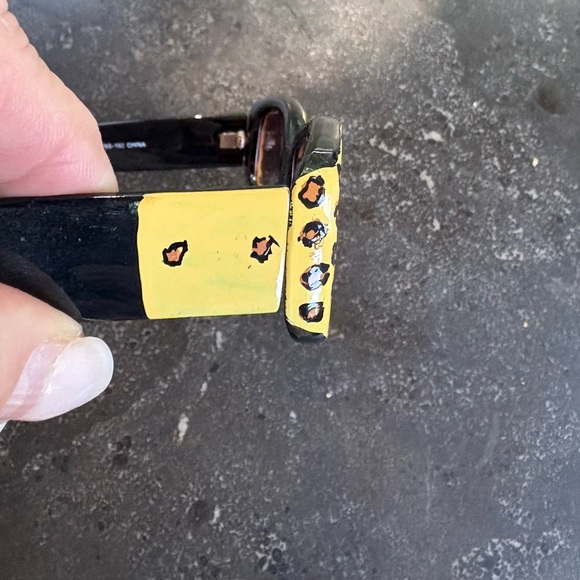 Animal print sunglasses - yellow/brown/black - Picture 9 of 12